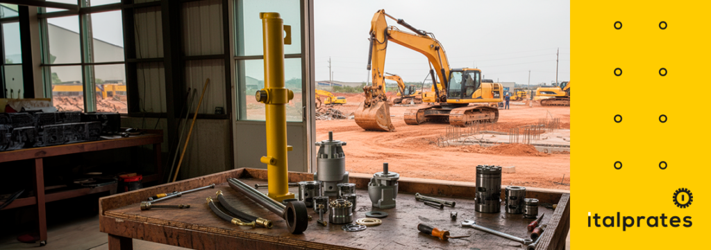 desgaste de peças de escavadeiras hidráulicas